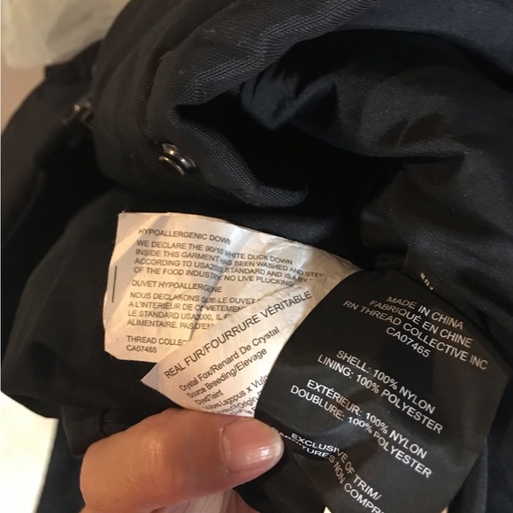 Pajar Women's Hypoallergenic Down Parka- Real Fox Fur - Picture 11 of 11